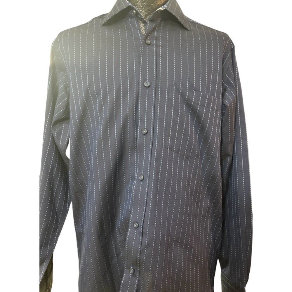 Bullock & Jones Geneva Pinstripe Sartoriale Shirt Size M